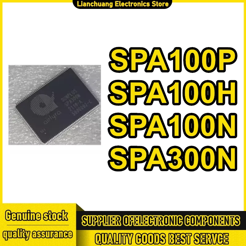 

1 шт. SPA100P SPA300N SPA100N SPA100H LQFP-128 SUNPLUS Чип процессора для акустических систем