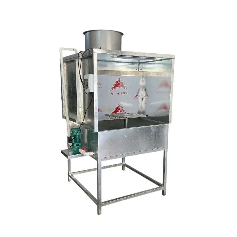 Water curtain cabinet painting table spray box spray room dust removal water circulation