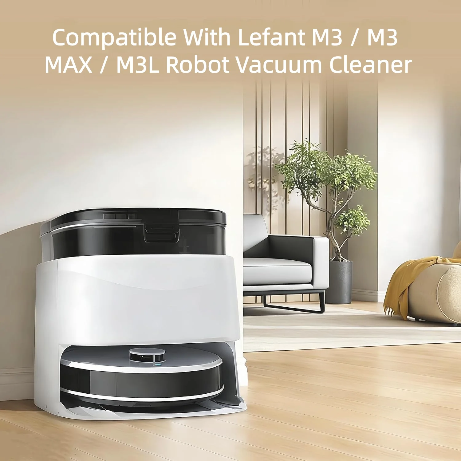 Accessories For Lefant M3 / M3 MAX / M3L / M3 Gen2 / M3 Ultra Robot Vacuum HEPA Filters Main Side Brush Mop Cloth Pads Dust Bags