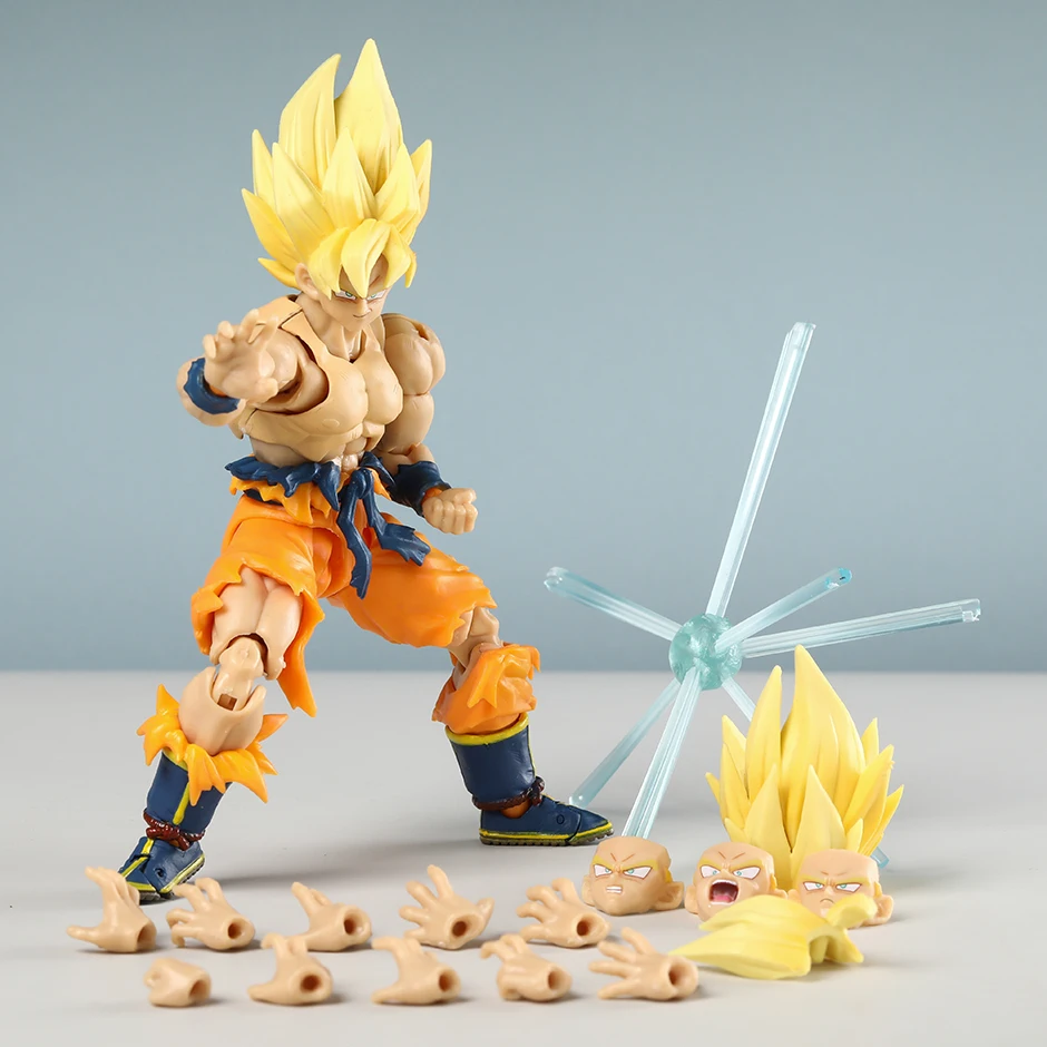 

SHF Dragon Ball Z Super Saiyan Son Goku Legendary Collection Action Figure PVC Model Figurals