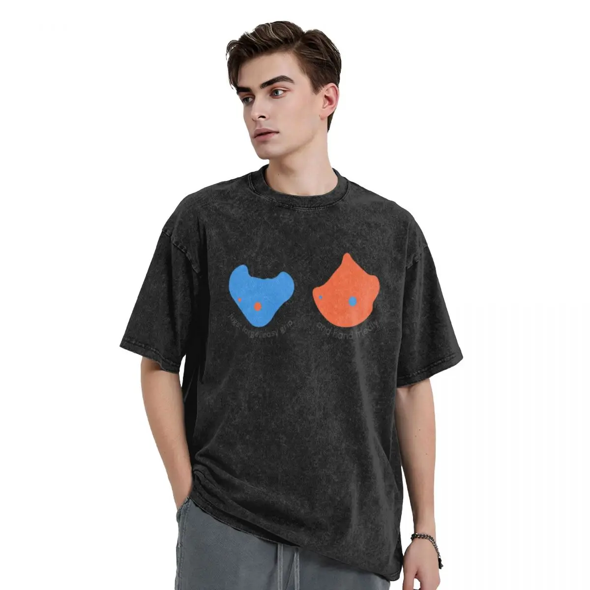 

Rock Climbing Jugs T-Shirt cute tops anime clothes shirts graphic tee men
