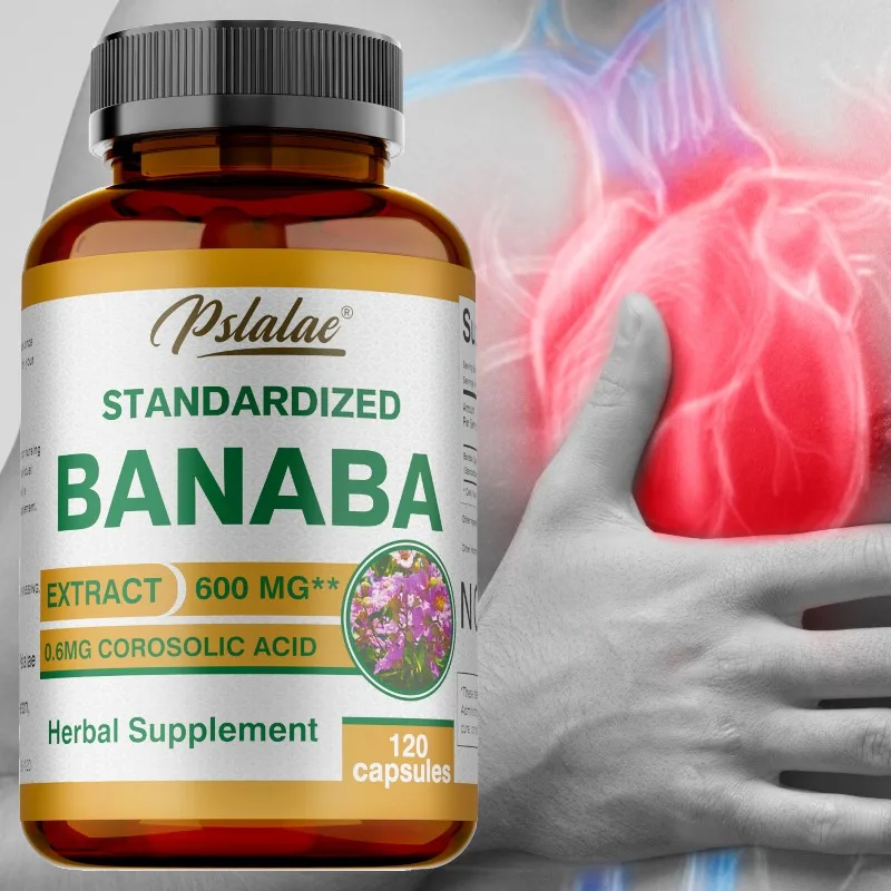 Banaba Leaf Capsules - Supports Heart and Overall Health, Promotes Absorption, Metabolism, Improves Vitality and Immunity