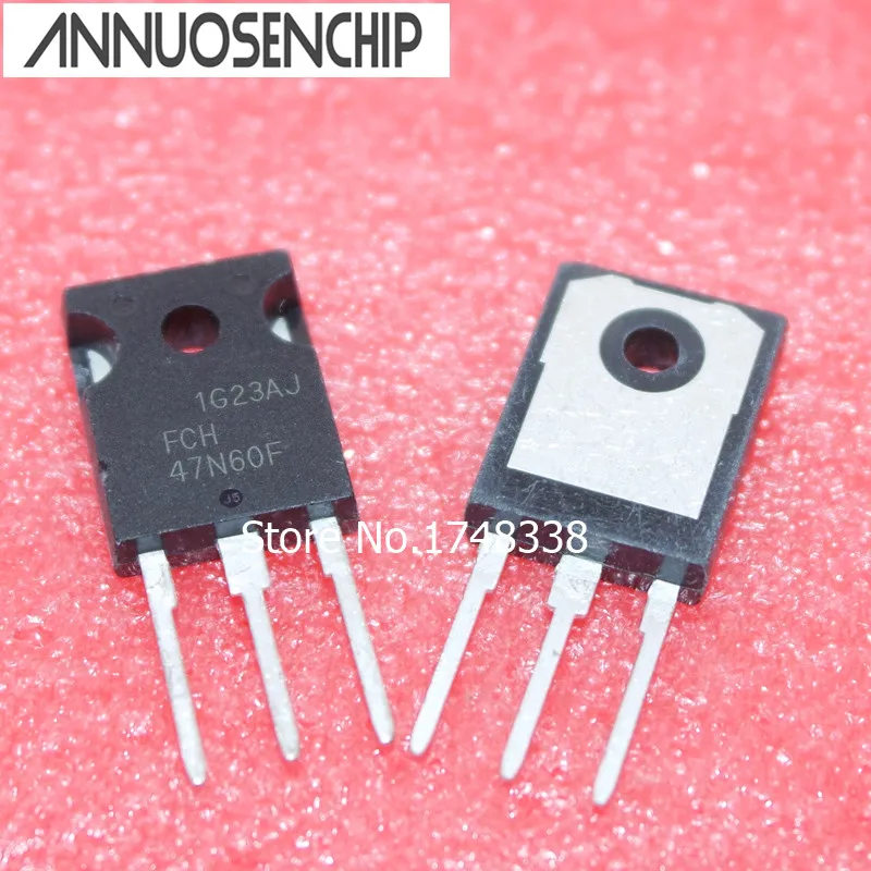 Free shipping 10PCS FCH47N60F 47N60F TO-3P NEW ORIGINAL