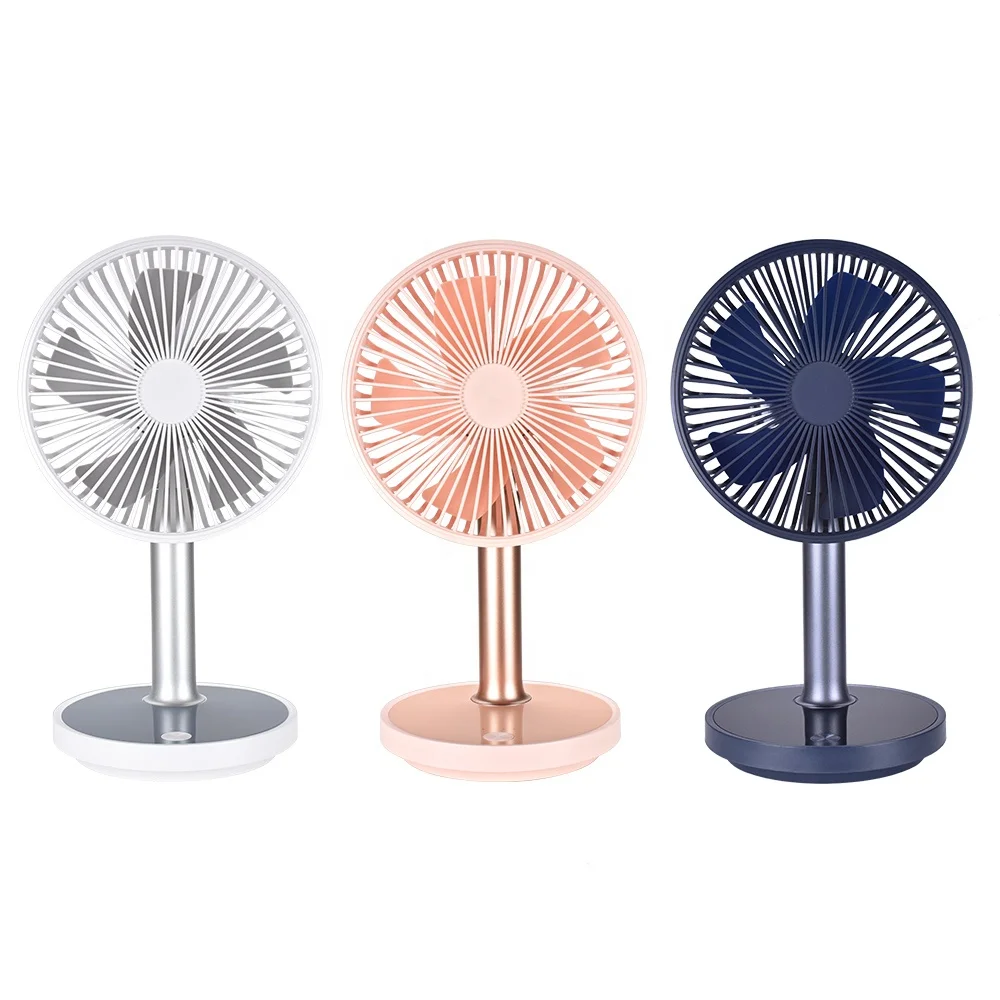 

Tom AutoStepless Wind Portable Rechargeable Desk Fan Rotating Angle Digital Display 2000mAh USB Charging