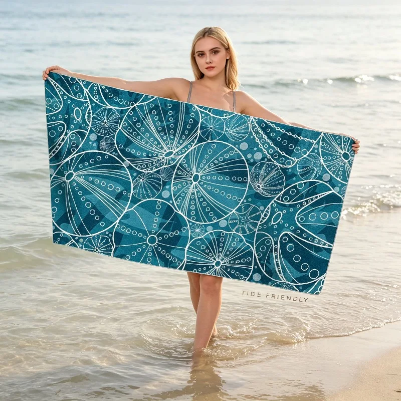 Beach Towels with Vibrant Prints Are Perfect for Swimming Travel and Sand Free Outdoor Use
