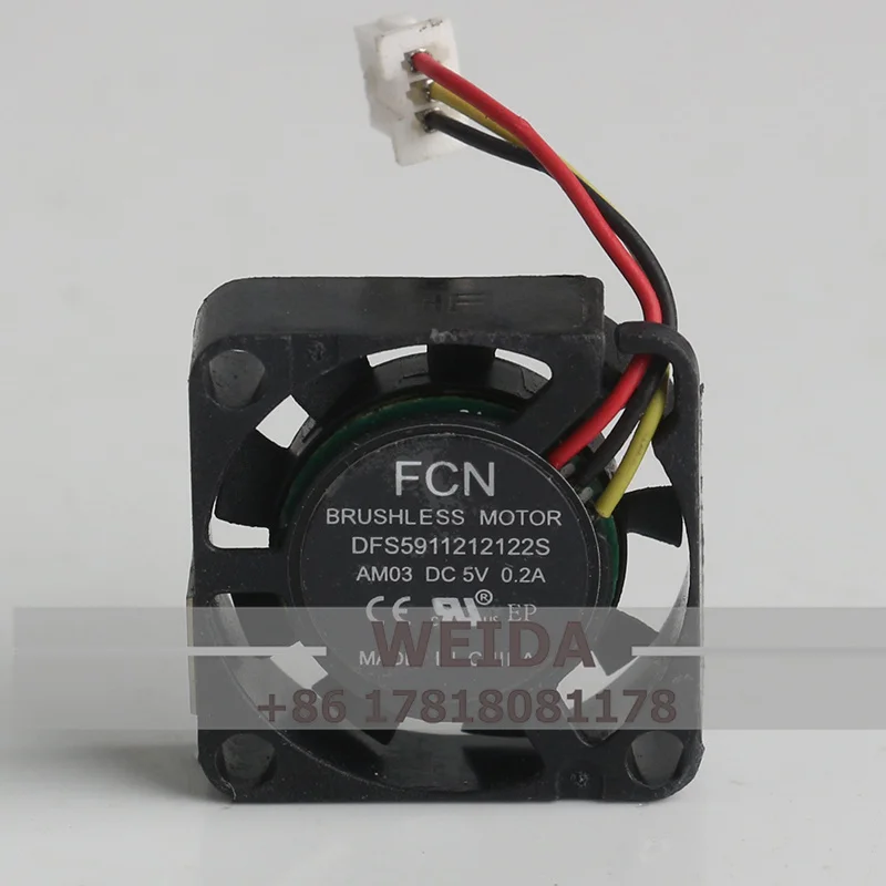 

Новый оригинальный FCN 12 В 24 В 48 В постоянного тока 5 В 0,2 А AC EC 2006 20X20X6MM 2 см серии проекторов встроенный маломощный охлаждающий вентилятор DFS59112122S