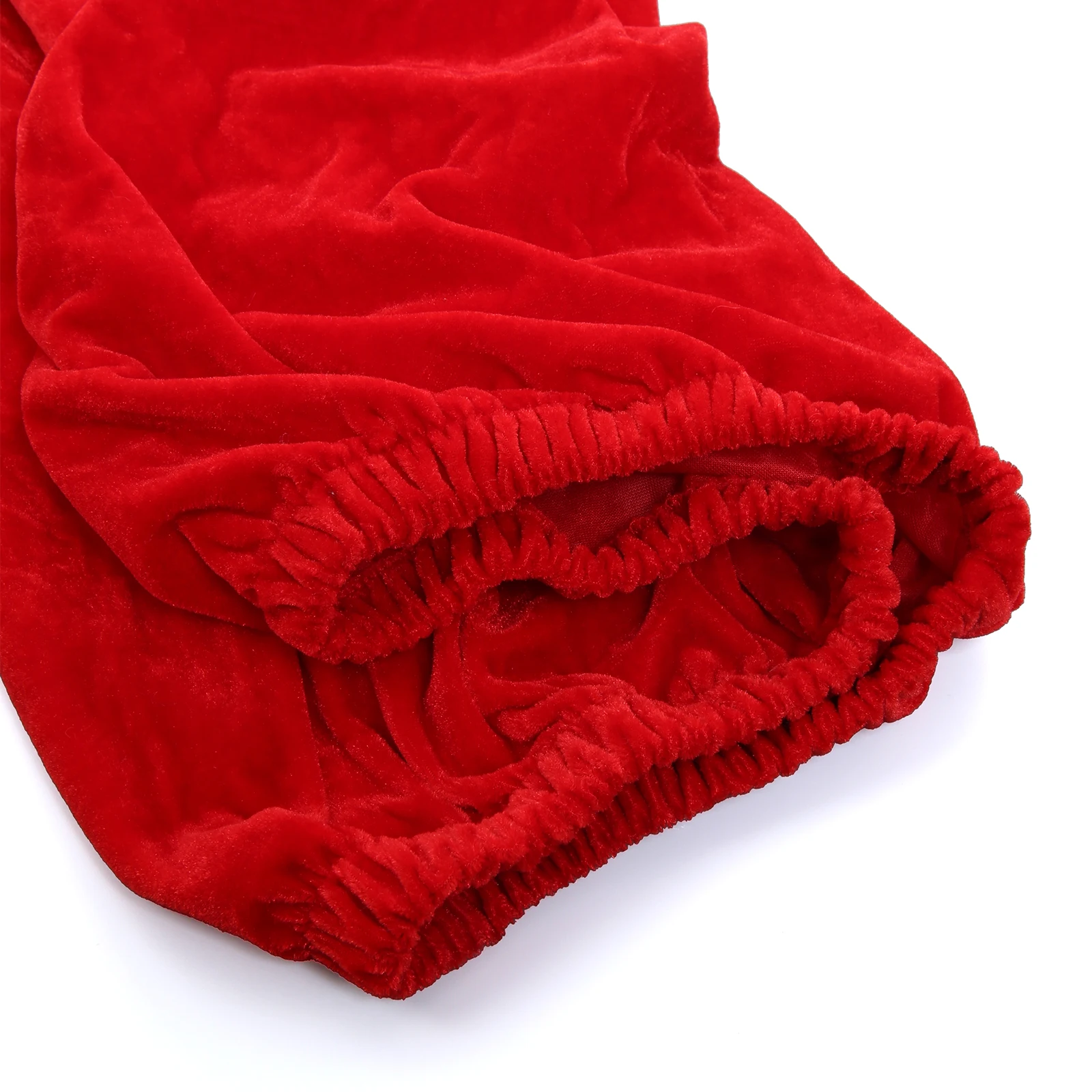 Männer Weihnachten Lange Hosen Cosplay Hosen Santa Claus Weihnachten Urlaub Samt Rote Hosen Festival Kostüm Festival Nachtwäsche – Detail 11