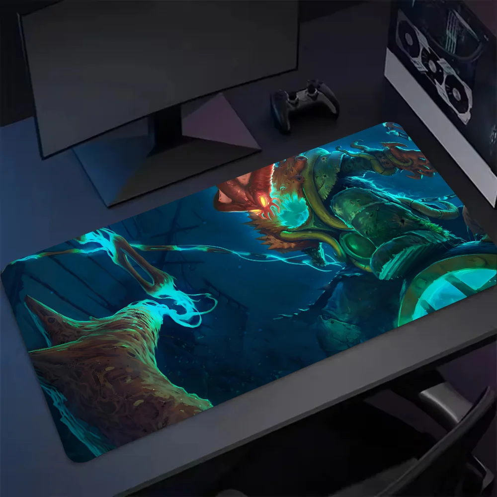 Alfombrilla de ratón Thresh League Of Legends, alfombrilla de escritorio con almohadilla, accesorios para juegos, alfombrilla acolchada para teclado XXL Prime Gaming