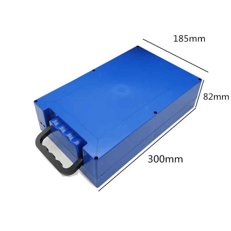 12V24V36v48v dużej pojemności obudowa baterii litowej schowek 13S8P 18650 uchwyt motocykl elektryczny przenośne plastikowe