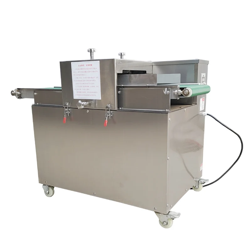 Fresh Meat Slicing Machine Commercial Beef Mutton Cutting Machine Pork Slicing Sectioning Chicken Duck Meat Pork Chopper