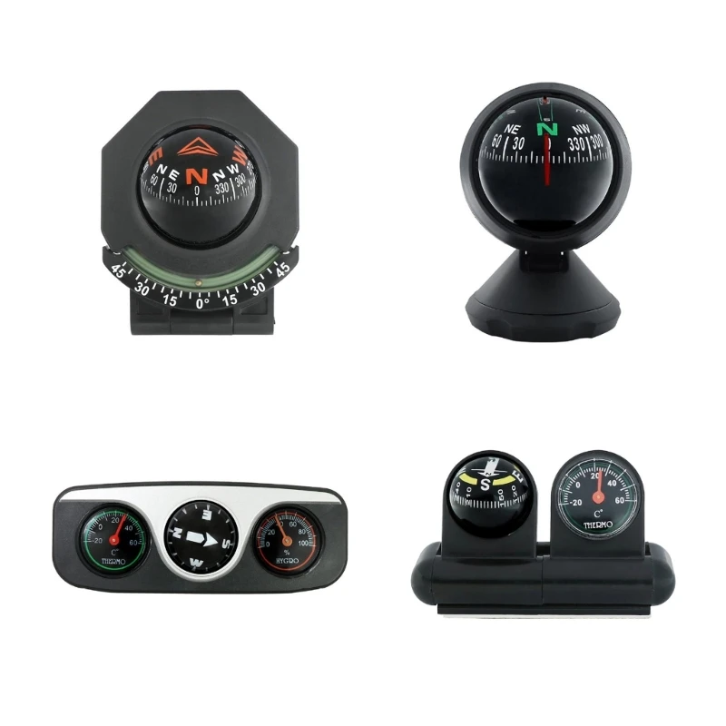 2025 New Car Mounted Compasses Balls Auto Guide Balls to Find Direction Auto Accessory