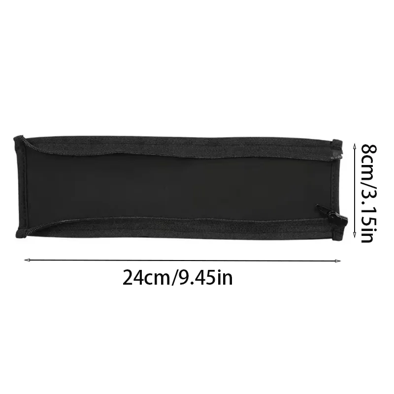 Reißverschluss-Kopfhörer-Schutzhülle, Polster-Kopfband für Audio Technica ATH MSR7 M50X M40X M30 M20X – Detail 1