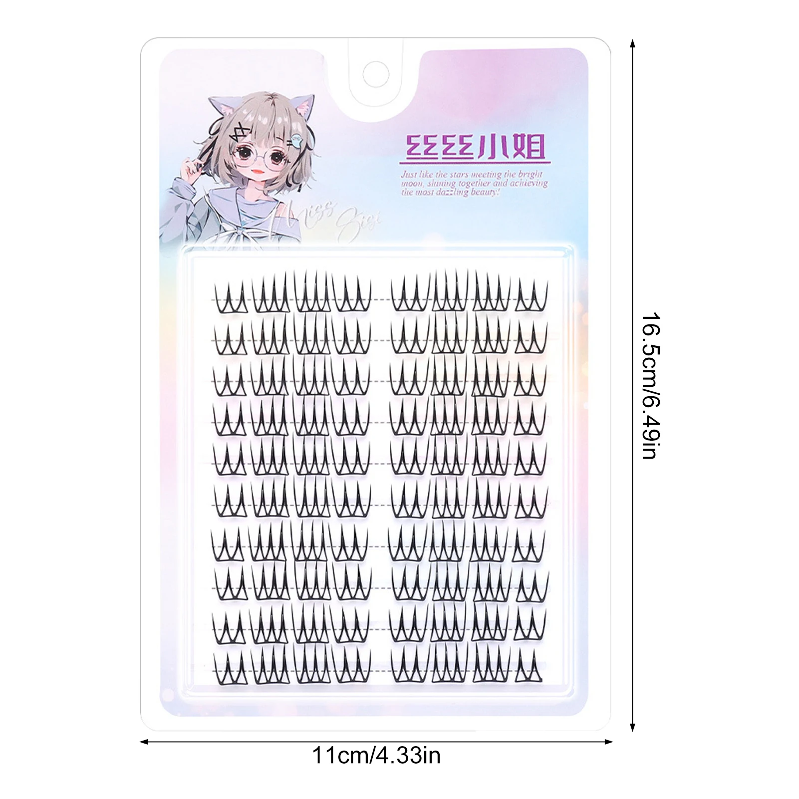 Sztuczne rzęsy bez kleju w stylu koreańskim, kształt U, rzęsy bez kleju, naturalne, cienkie, delikatne rzęsy dla kobiet do makijażu.