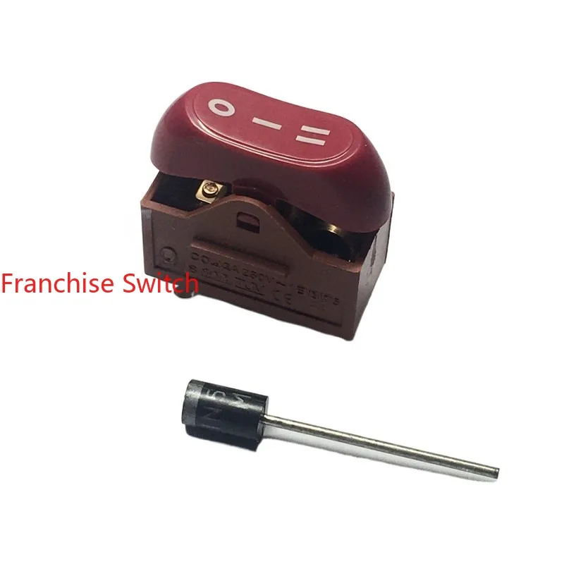 10PCS Electric Hair Dryer Switch Accessories, Boat Type Rocker    3Feet Red Third Gear  Salon Power 