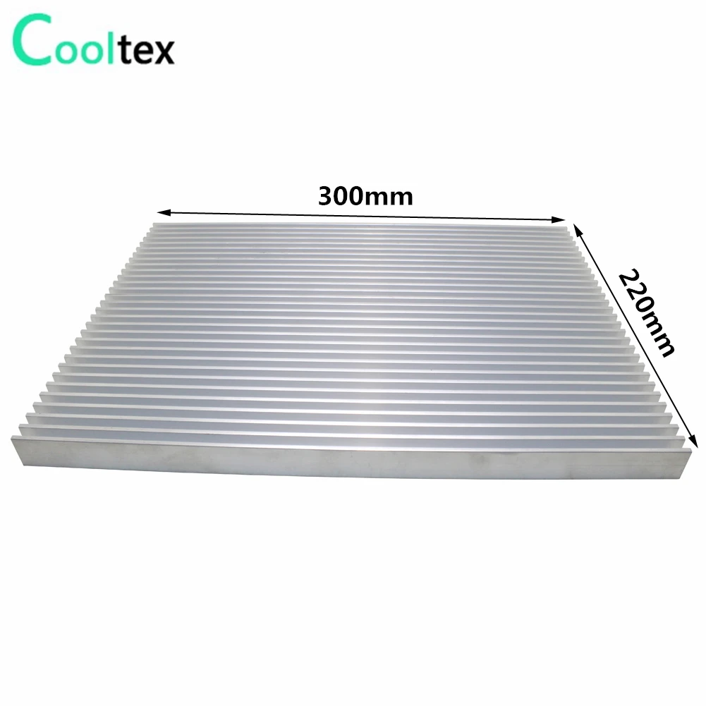 High Power 300x220x18mm Aluminum Heatsink DIY Heat Sink Large Radiator for LED Electronic Chip LCD Cooler Cooling