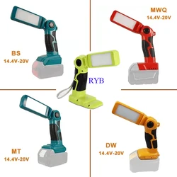Li-ion Tool Accessories Working Lights Table Lamp For Makita For Bosch For Milwaukee For Dewalt For Ryobi 18V Lithium Battery