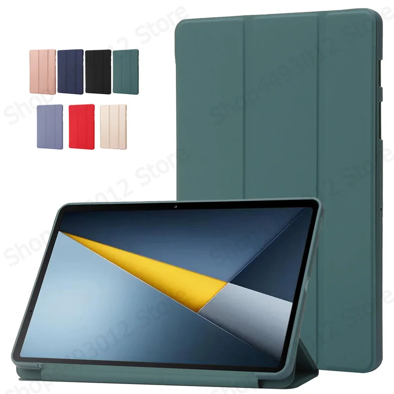 

Funda For Poco Pad M1 Case 12.1 inch PU Leather Soft Silicone Back Stand Tablet Shell For Xiaomi poco pad m1 12.1 2025 Case Etui