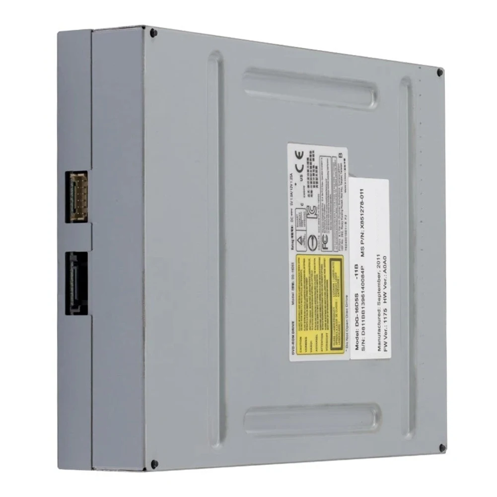 Replacement DG-16D5S DVD Drive For Xbox 360 Console Solves Disc Recognition Tray Ejection And Playback Stuttering Issues