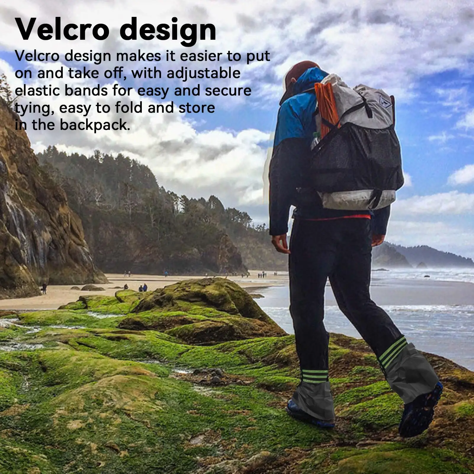 High Running Trail Gaiters Protective Sandproof Shoe Covers for Marathon Hiking Reflective Cover