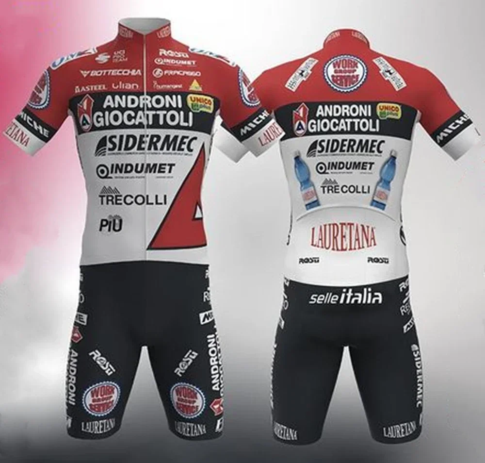 2021 HB ANDRONI Cycling Clothing Pro Team Jersey Sportswear Bike Pants Ropa Ciclismo Mens 9D GEL Summer Bicycle Maillot Shorts