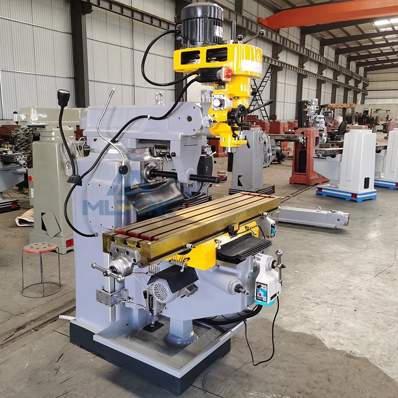 3 axis dro fresadora universal vertical and horizontal 5hw turret milling machine