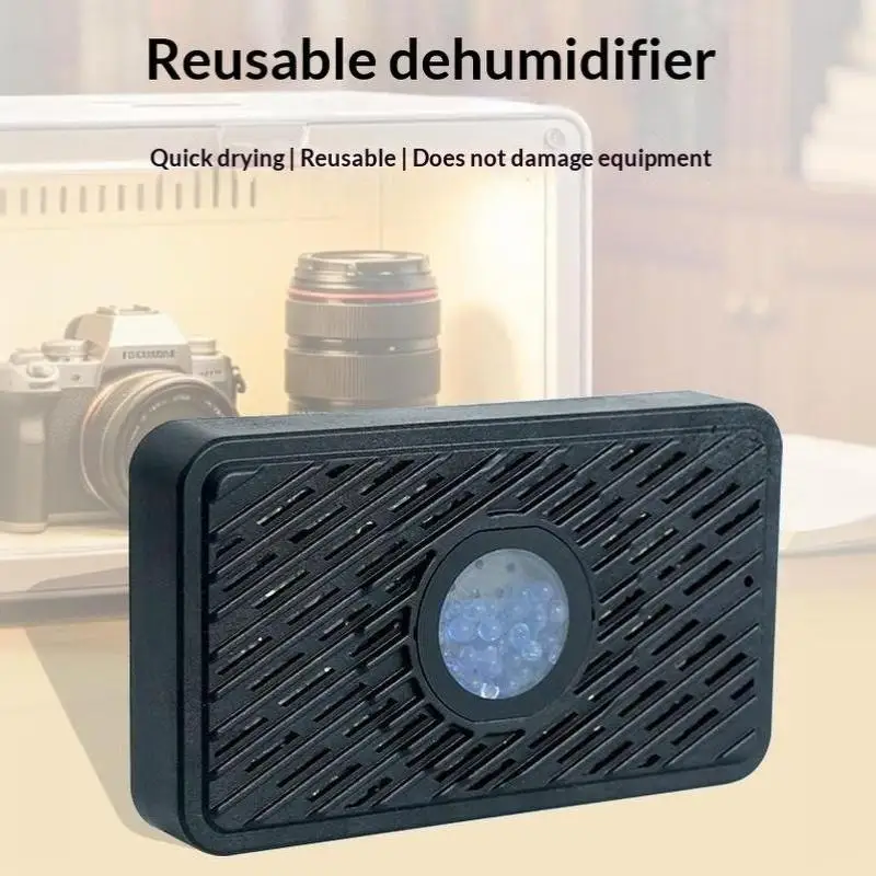 Reusable Electronic Dehumidifier Moisture Absorbing Card Camera Microscope Moisture Proof Case Accessory