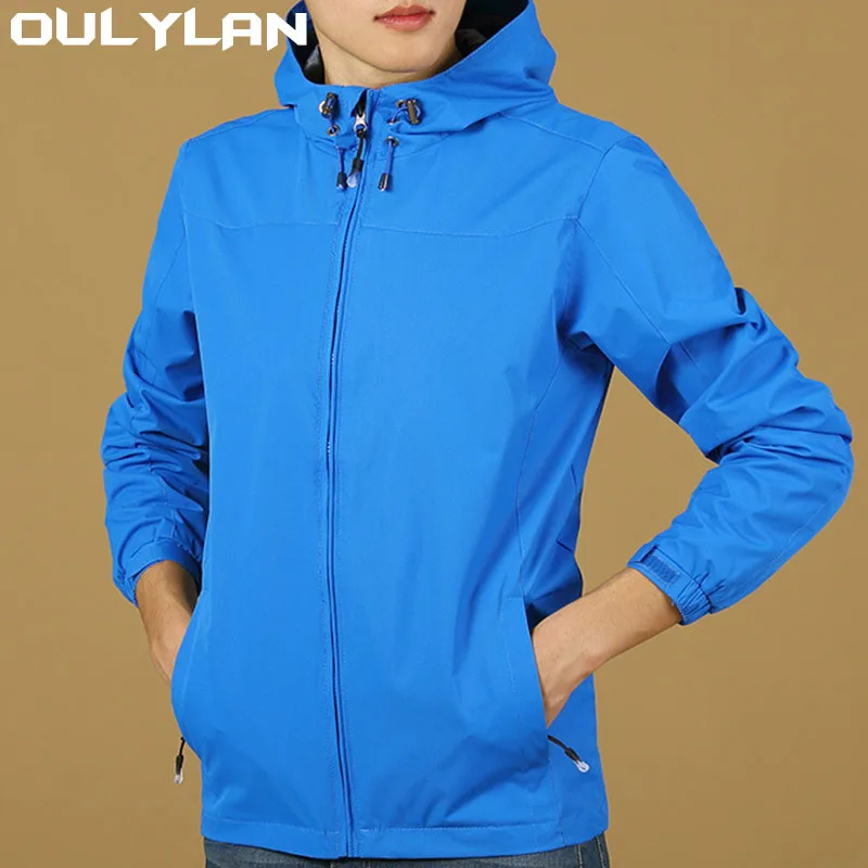 

Oulylan Waterproof Men Women Hiking Jackets Sun Protection Windbreaker Camping Climbing Outdoor Rain Coat Unisex Portable Clothe