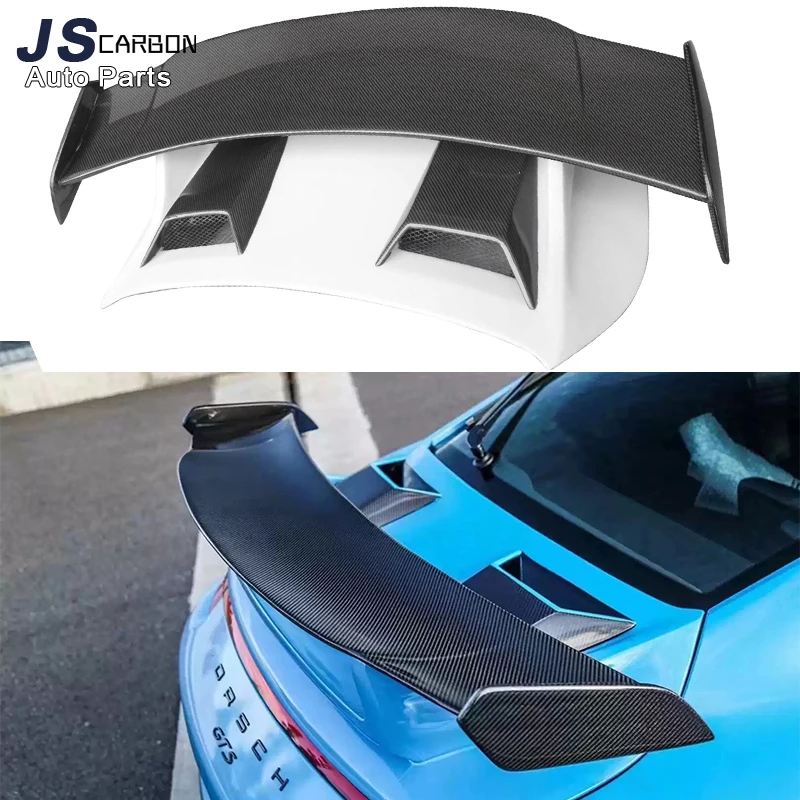 

For Porsche 911 GT3 Style Carbon Fiber Tail fins rear spoiler Auto Car Rear Spoiler Wing upgrade body kit