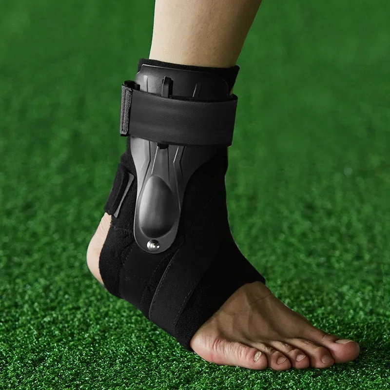 エラスティックスポーツアンクルサポートブレース、フィットネスアンクルストラップスタビライザー、フット装具用包帯、捻挫スプリントプロテクター、1個