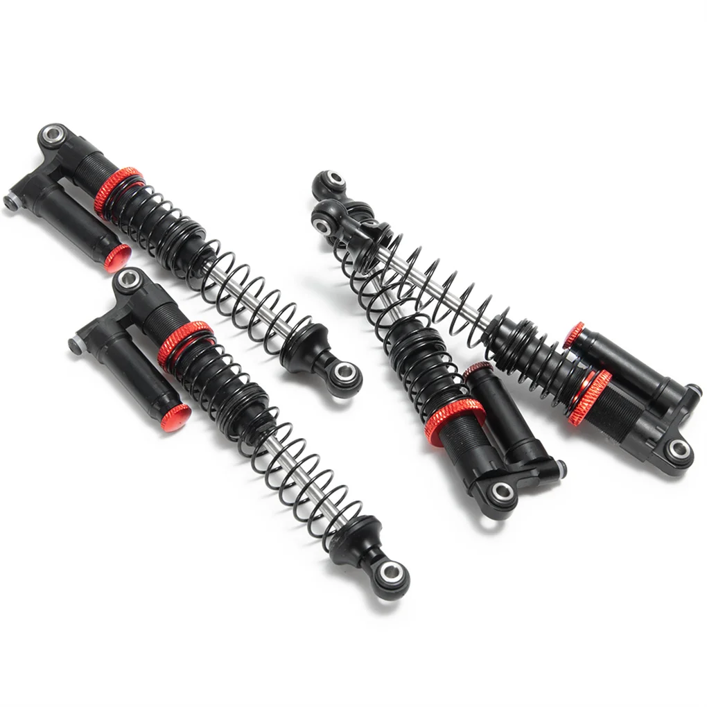 RCGOFOLLOW Aluminum Alloy 1/4PCS Shock Absorber 90/100/110/120mm for Axial SCX10 Writh 1/10 RC Crawler Car Model Upgrade Parts