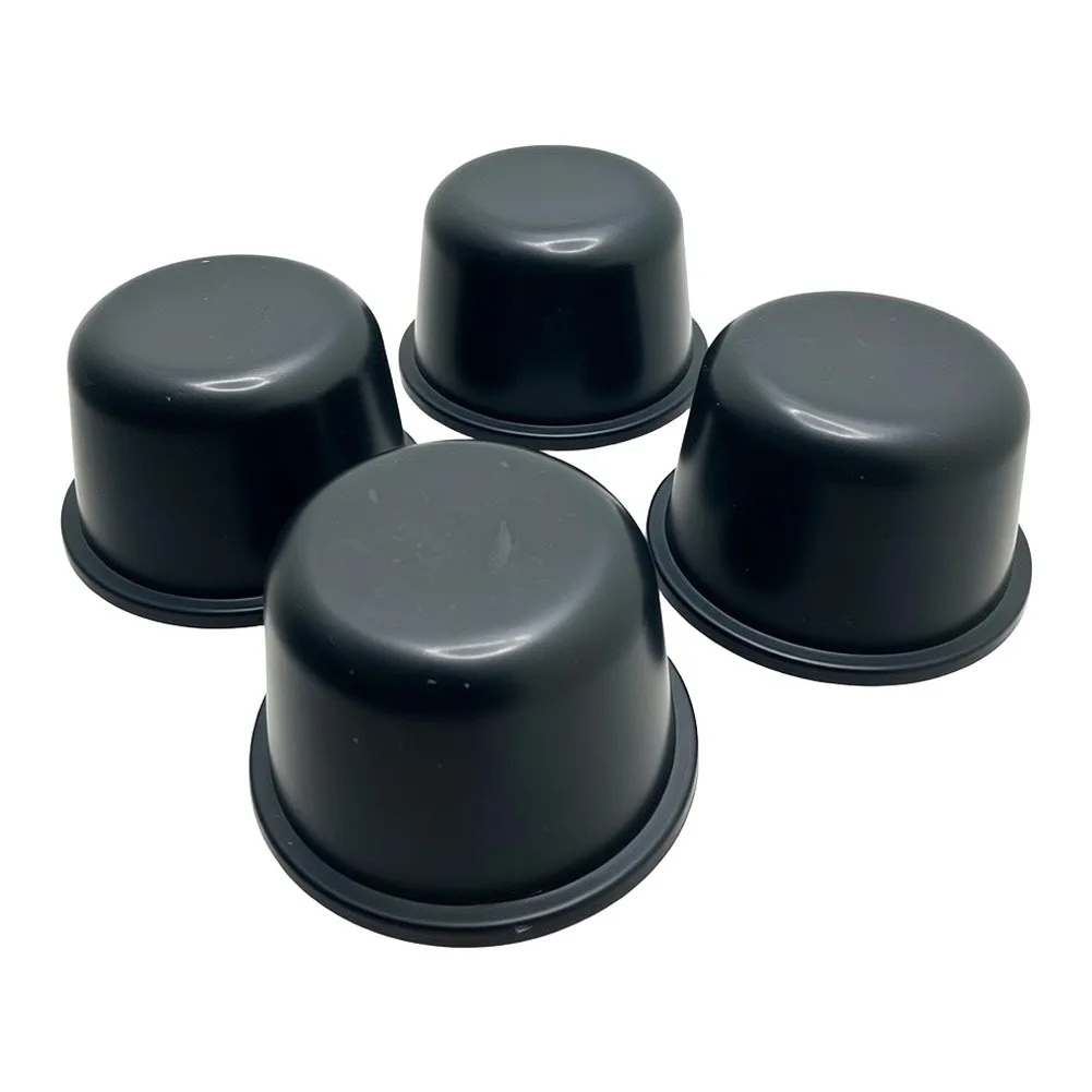 Black Rubber Hub Cap Axle Drive Flange FRC4377 For Land Rover For Defender 83 93 KA930455 Waterproof Dust Cover Kit 4 Units