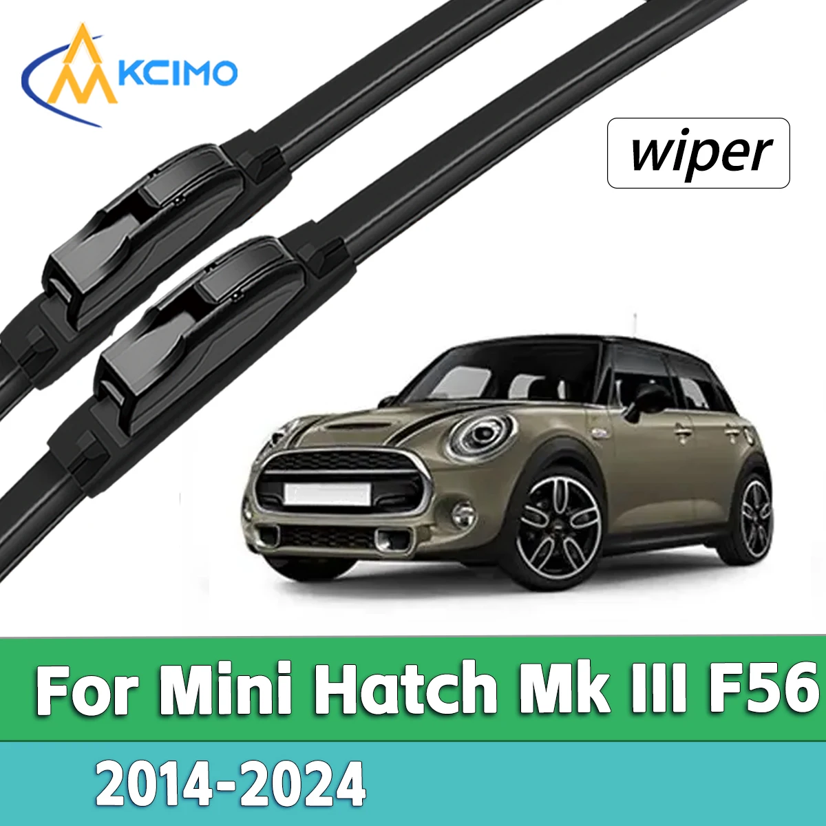 

Windscreen Rain Wiper Blade Rubber Assembly for Mini Hatch Mk III F56 2014-2024 Auto Exterior Accessories