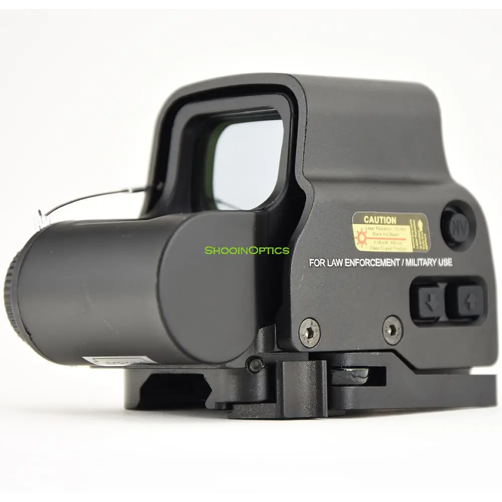 Airsoft Tactical 558 Red Dot Sight Holographic Collimator With QD Picatinny Rail Mount Base