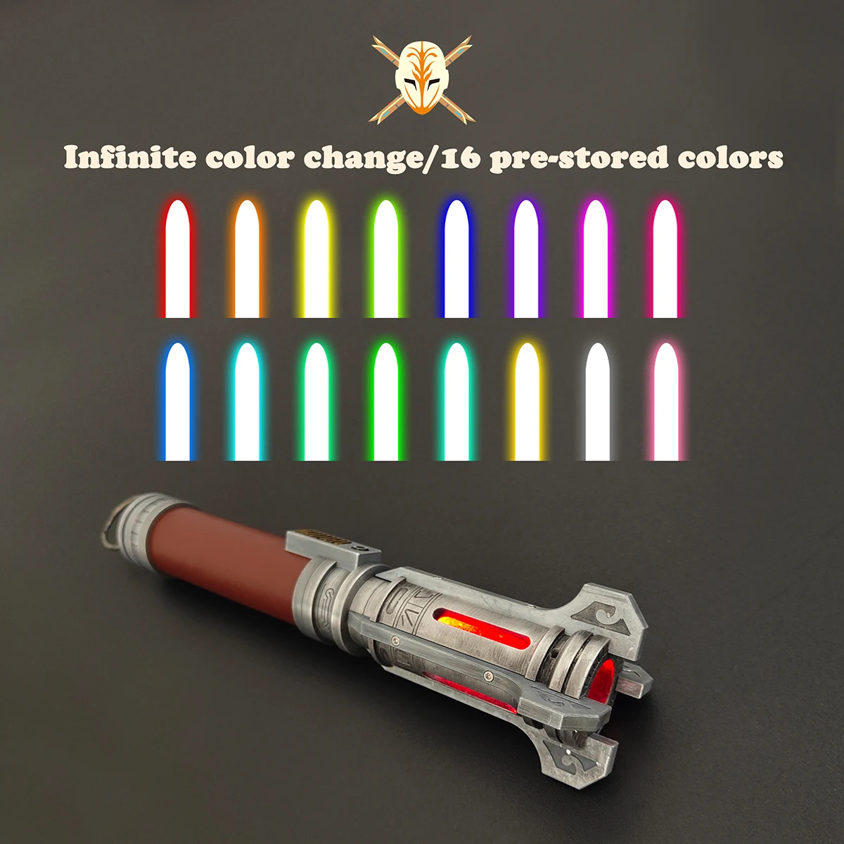 Lightsaber Neopixel Jedi سيف ليزر معدني هيلت مبارزة ثقيلة حساسة ناعمة لانهائية تغيير ضرب الصوت LTG Light Sabre
