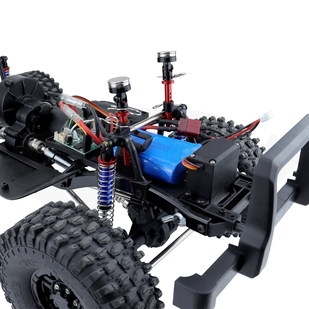 Soporte de poste de cuerpo de montaje de columna de carcasa de Metal para coche RC Crawler 1/10 Axial SCX10 90022 1/10 RC Car HSP 108037 188037