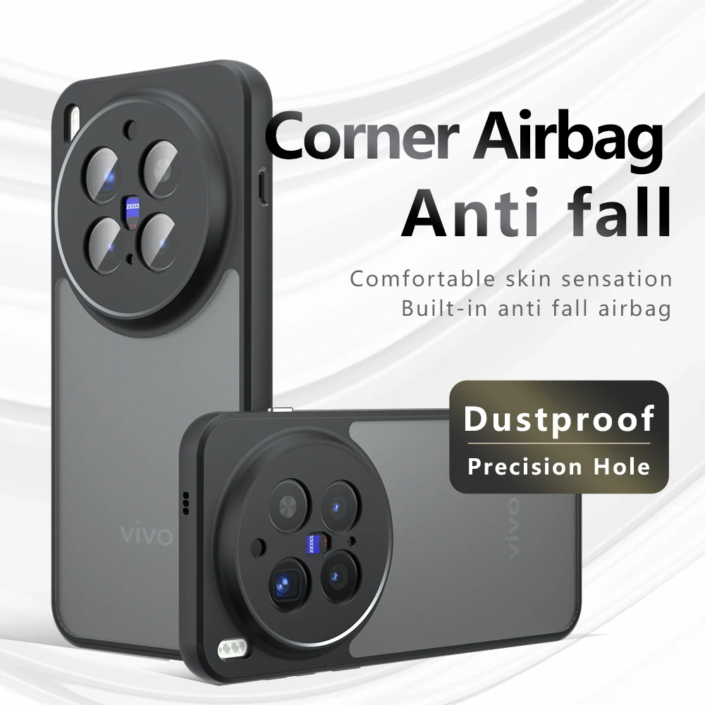 Skin Sensation Airbag Anti Drop Case Cover for Vivo X300 Pro Mircropyle Back Case Cover Vivo X300 Fundas Vivo X200 X300 Ultra