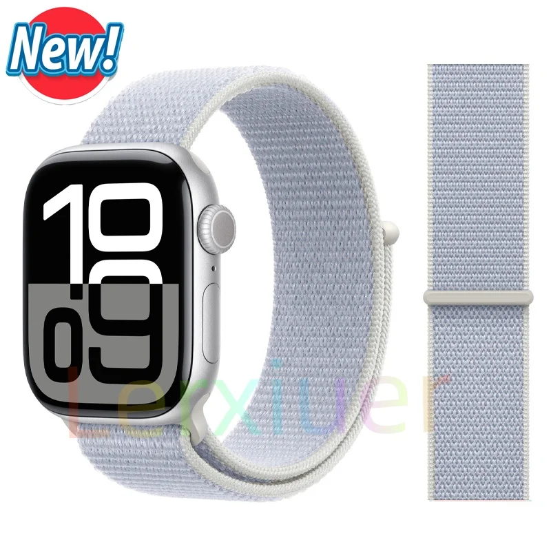 Nylon lusband voor Apple Watch-banden 46 mm 44 mm 45 mm 40 mm 41 mm 42 mm Armband iWatch-serie 11 10 9 SE 8 7 6 5 4 Ultra 3 2 49 mm
