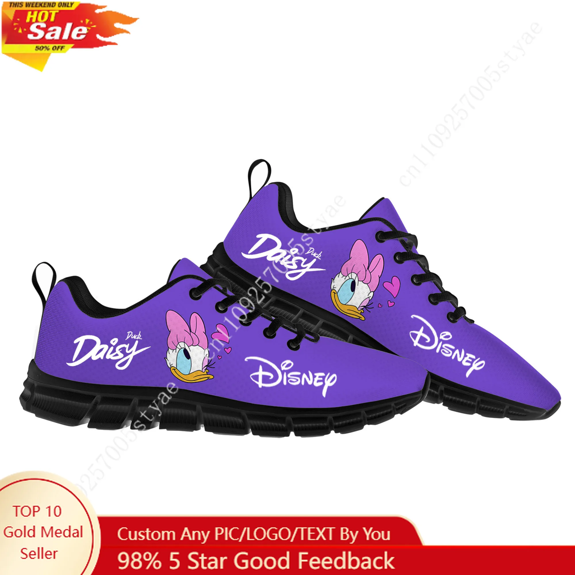 

Disney Daisy Duck Sports Shoes Mens Womens Casual Running Lightweight Shoes