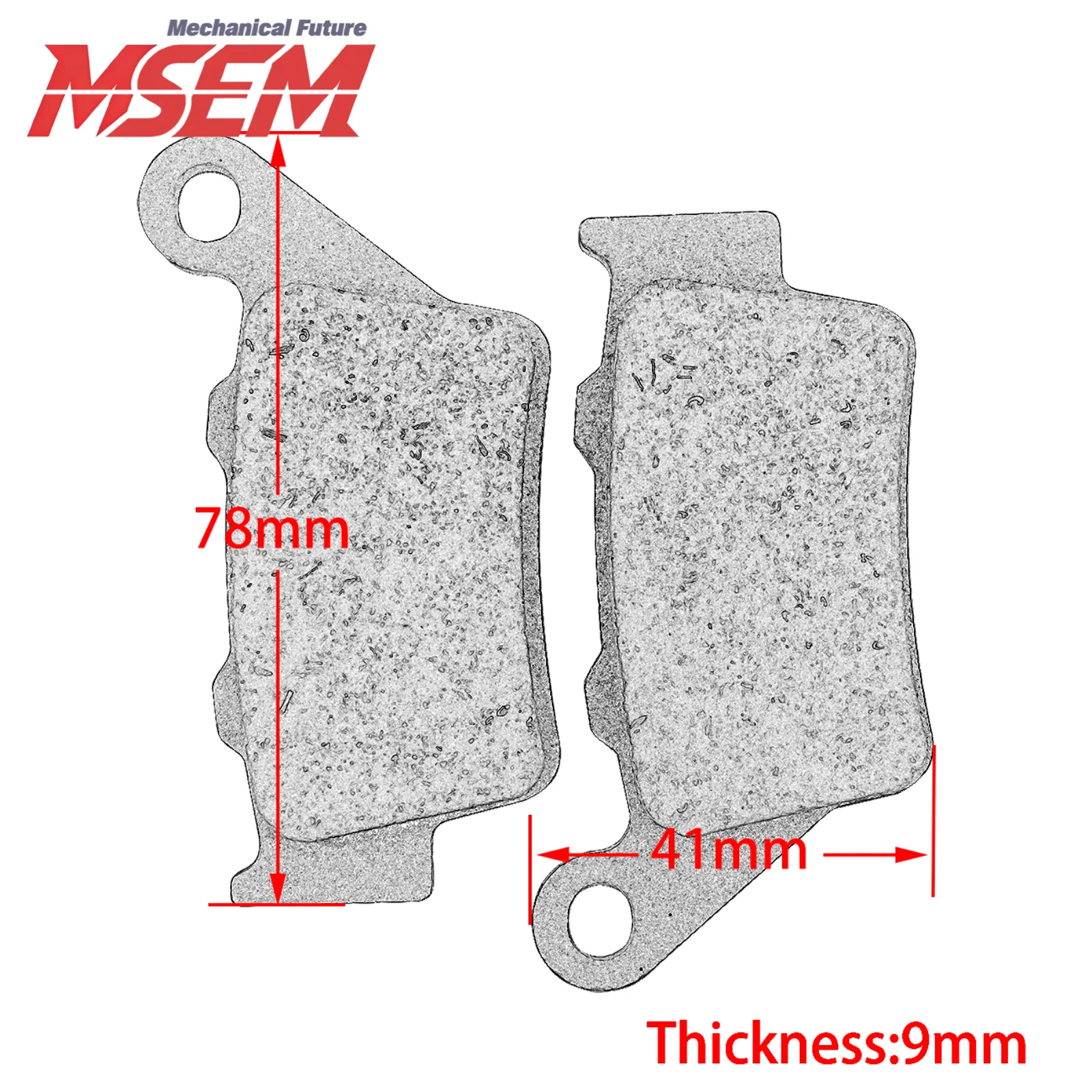 Motorcycle Rear Brake Pads For BMW C1 125 C1 200 G 310  F650 F650GS F650 CS F 700 GS F 800 GS  S1000 RR APRILIA 650 Pegaso SL750