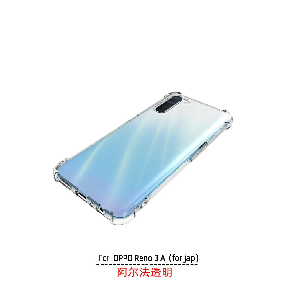 Luftkissen-Schutzhülle für Oppo Reno 3A 5A 7A 9A 11A 13A 15A Transparente Airbag-Silikon-TPU-Rückabdeckung für Oppo Reno 13A 15A – Detail 7