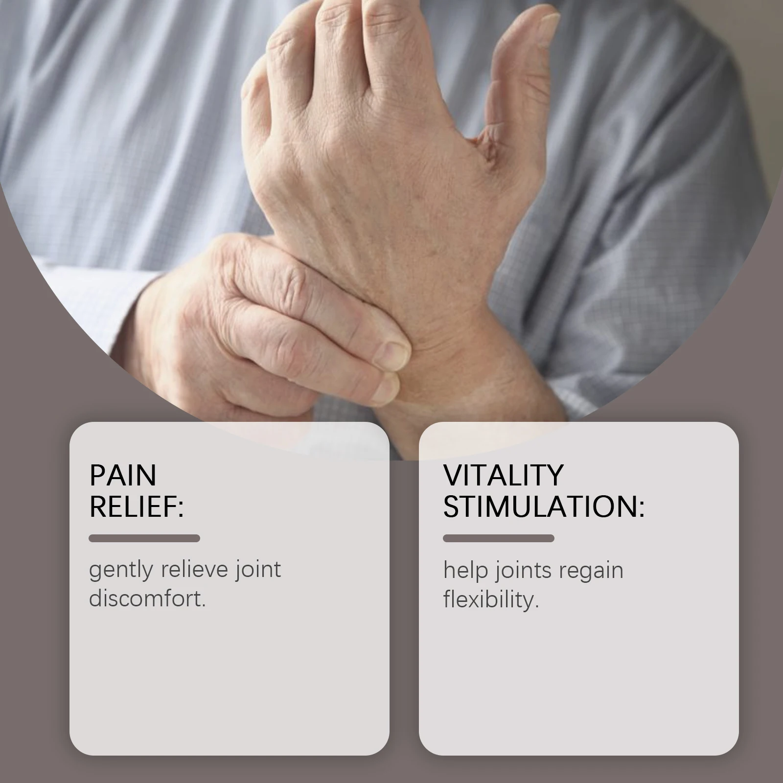 كريم مهدئ للعناية بالجسم لتحسين مرونة المفاصل لتعزيز إصلاح الأنسجة المشتركة وتخفيف إزعاج المعصم والركبة