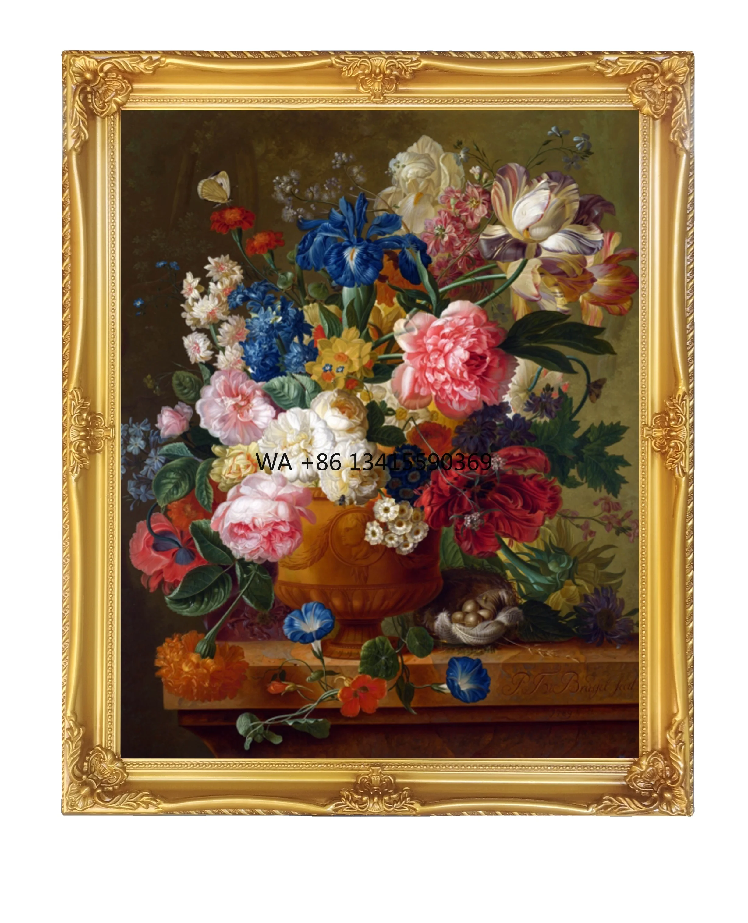 

Vintage Baroque Antique Customize Wooden Photo Frame Picture Frame Wall Mounting Decoration Home