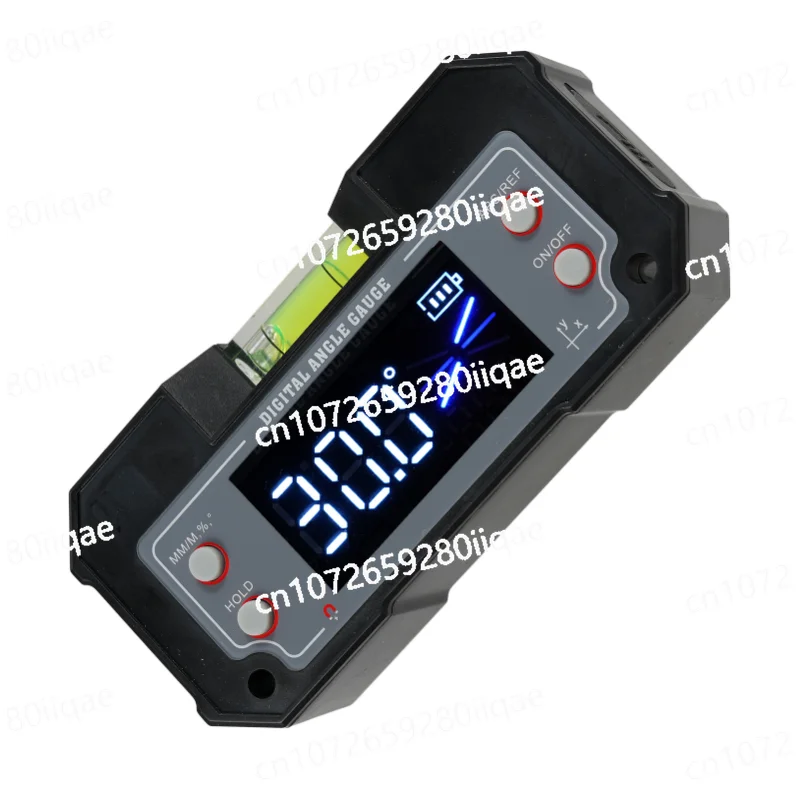 Digital Angle Gauge Liquid Level Rangefinder Inclinometer Angle Gauge XY Axis Measurement 4x90