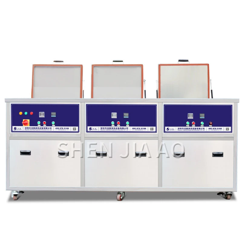 38L Drei-slot Industrie Ultraschall Reiniger Luftfahrt Schiff Komponenten Zusätzlich Zu Öl Ultraschall Reinigung Maschine