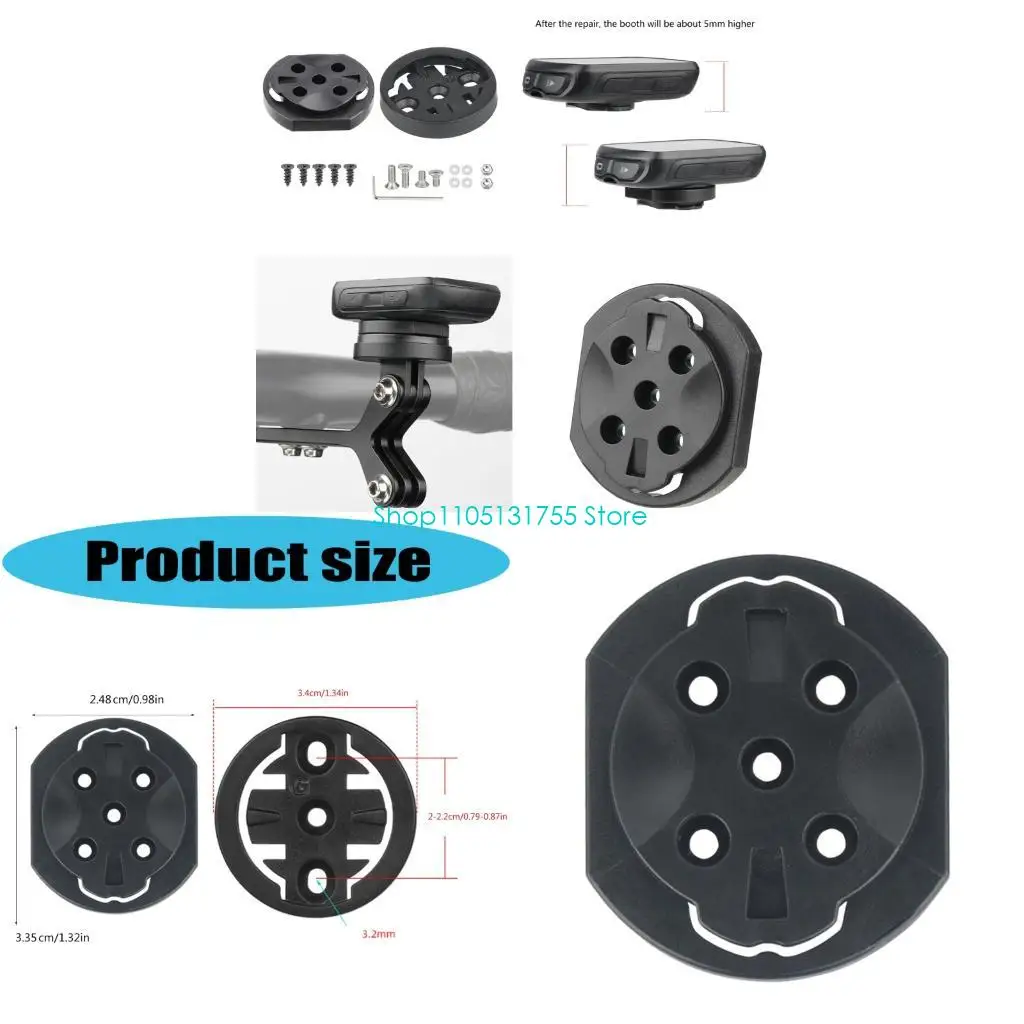 

K0EF Cycling Computer Battery Cover Replacement Part Elastic Silicone Bike Computer Base Cover Repair Part For Broken Ear