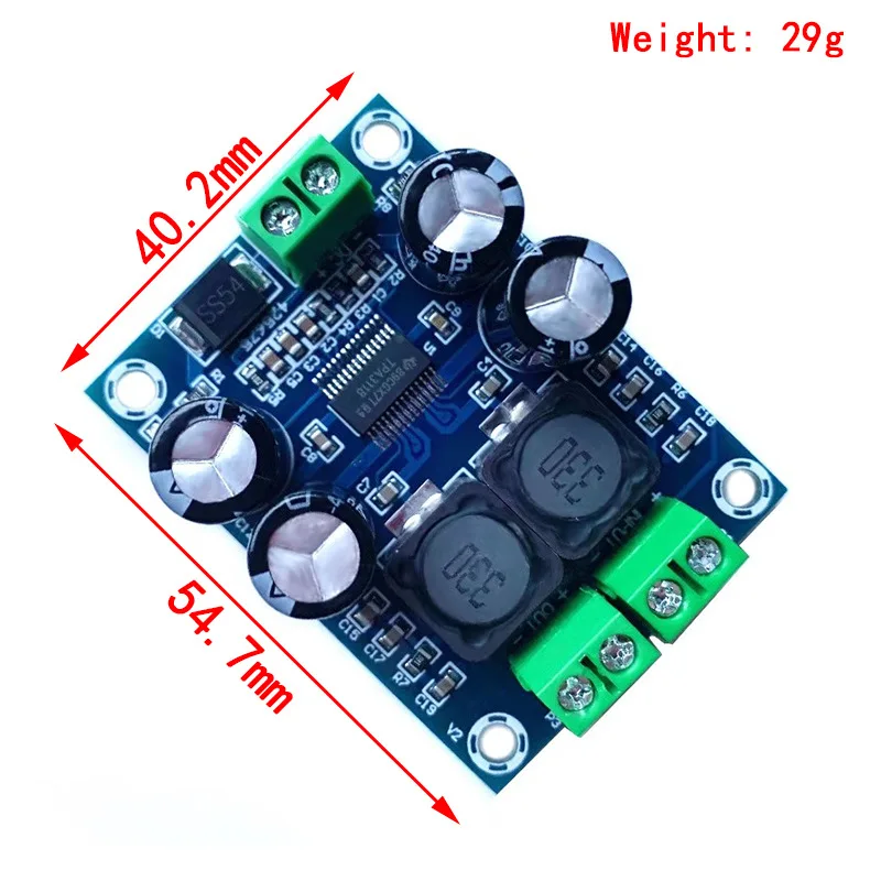 60W Mono TPA3118 Digital Amp | XH-M311 Miniature Audio Power Amplifier Board for Desktop/Car Audio