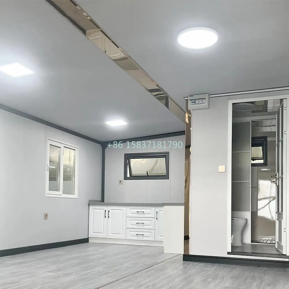 Modular Living Double Wing Container House Expand Portable Tiny Home Mobile Prefabricated Home Prefab Expandable Container House