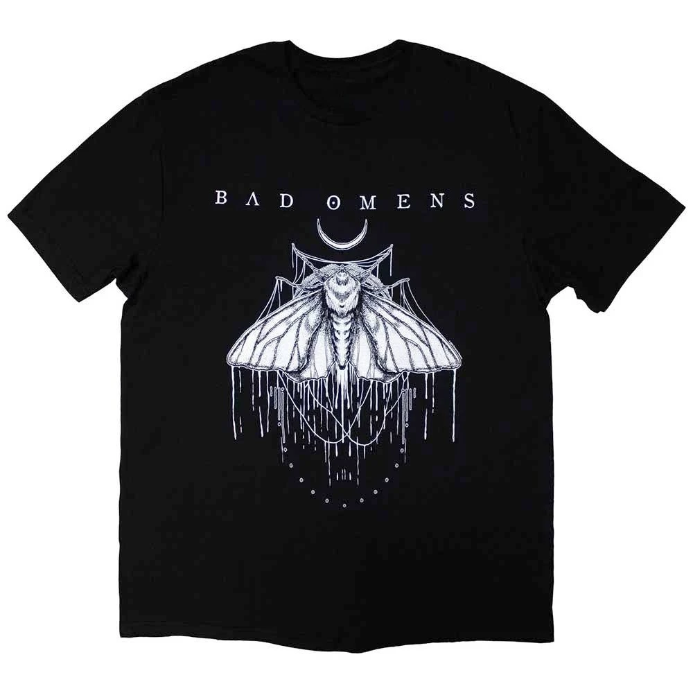 

Bad Omens - Moth Мужская футболка с периферийным узором и принтом, летняя роскошная брендовая хлопковая мужская и женская футболка с коротким рукавом