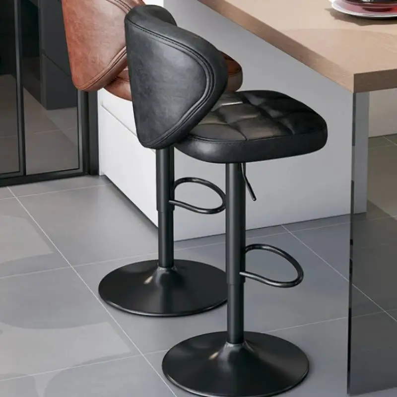 

Accent Swivel Bar Chairs Stool Nordic Modern Minimalist High Bar Chairs Designer Comfortable Taburete Alto House Accessories