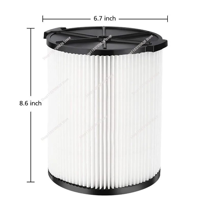 Compatible with Ridgids Vacuum Cleaner Accessories VF4000 Hippa Filter HEPA Filter Cartridge